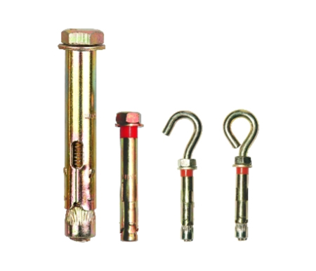 SLEEVE ANCHOR ABC: 1.HEX BOLT 2.HOOK,EYE